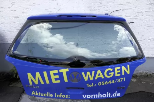 VW Polo 9N3 9N Heckklappe Kofferraumklappe Klappe blau LA5F -Guter Zustand