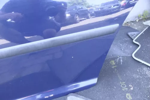 VW Golf 4 Bora Tür hinten links nur Kombi / Variant blau LA5G (115730)