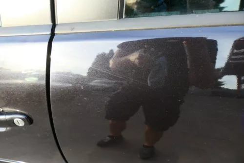 VW Golf 5 V 1K Tür Türrahmen hinten links 4/5-Türer schwarz LC9Z - mit Scheibe (115775)