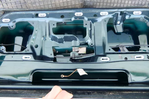 VW Golf 3 Cabrio Heckklappe Kofferraumklappe hinten Klappe grün LC6E (115863)