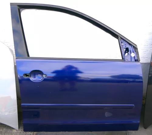 VW Polo 9N 9N3 Tür vorne rechts Beifahrertür 4/5-Türer blau LB5N