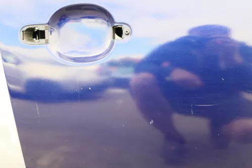 VW Polo 9N 9N3 Tür vorne rechts Beifahrertür 4/5-Türer blau LB5N (115935)