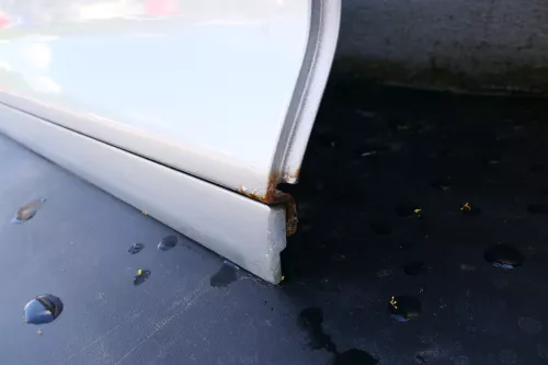 Audi A3 8P 2/3-Türer Türblatt vorne rechts Beifahrertür grau silber LY7W (115992)