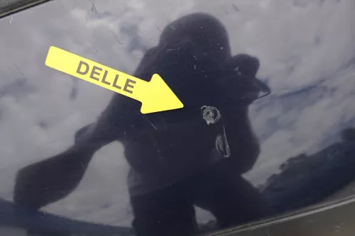 VW Golf 4 Kombi Avant Stoßstange hinten Heckstoßstange Stoßfänger blau LA5G (116033)