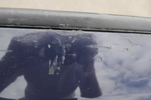 VW Golf 4 Kombi Avant Stoßstange hinten Heckstoßstange Stoßfänger blau LA5G (116033)