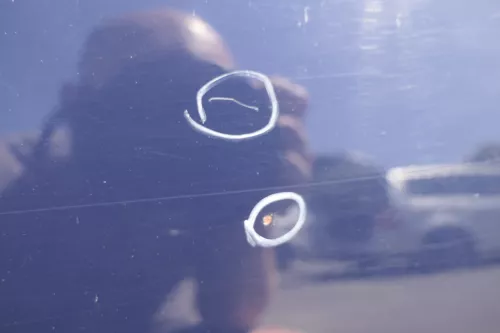 VW Golf 4 Bora Tür hinten rechts nur Kombi / Variant blau LA5G (116044)