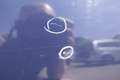 VW Golf 4 Bora Tür hinten rechts nur Kombi / Variant blau LA5G (116044)