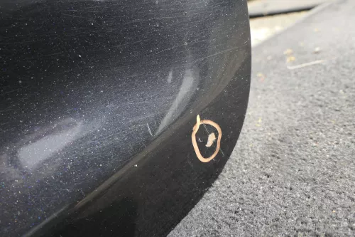 VW Touran 1T 1T3 Tür hinten links schwarz LC9X mit Scheibe und Heber (116051)