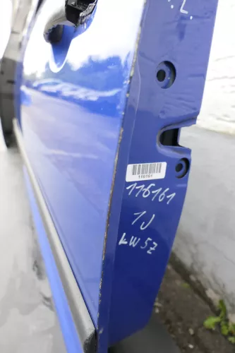 VW Golf 4 Tür vorne links Fahrertür 2/3-Türer blau LW5Z (116162)