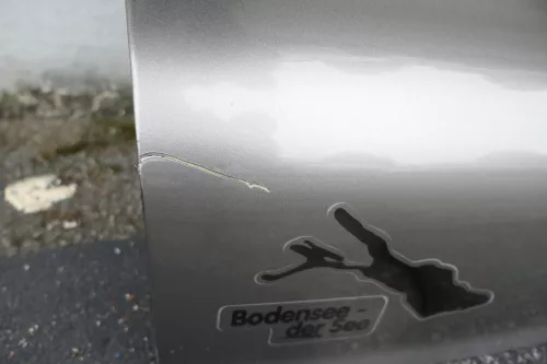 VW Sharan 7M Heckklappe Scheibe Klappe hinten ab Bj.2000 grau LS7U (116177)