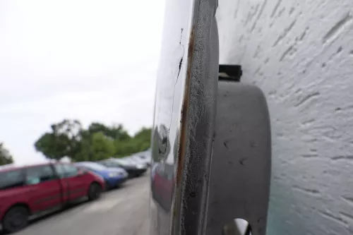 VW Sharan 7M Heckklappe Scheibe Klappe hinten ab Bj.2000 grau LS7U (116177)