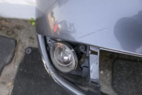 Audi A6 4B Frontstoßstange Stoßstange vorn vorne Stoßfänger grau Facelift (116203)