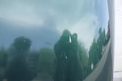 VW Lupo Motorhaube KLappe vorne grün LA6N (116220)