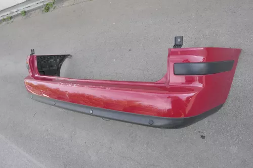 VW Sharan 7M Stoßstange hinten Heckstoßstange ab Bj. 2000 PDC rot LD3W (116223)