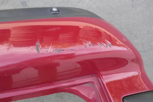 VW Sharan 7M Stoßstange hinten Heckstoßstange ab Bj. 2000 PDC rot LD3W (116223)