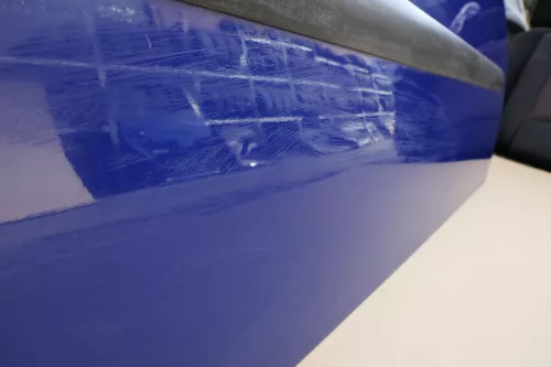 Seat Ibiza 6L Tür Beifahrertür 3-Türer vorne rechts blau LS5G (116268)