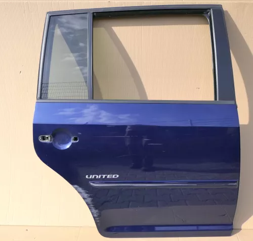 VW Touran 1T3 1T Tür hinten rechts Beifahrerseite blau LD5Q