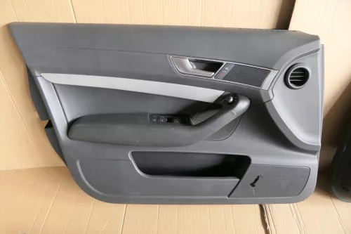 4x Audi A6 4F Türverkleidung Verkleidung Tür vorne hinten Leder S-line Sonnenrol (116286)