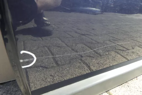 VW Passat 3B 3BG Kombi Variant Tür hinten links blau LN5Y (116327)