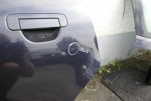 Audi A4 B5 Tür Türblatt hinten links blau LZ5L Kombi (Leiste+Griff beachten (116428)