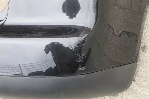 VW Touran 1T Stoßstange hinten Heckstoßstange Stoßfänger schwarz LC9Z (116466)