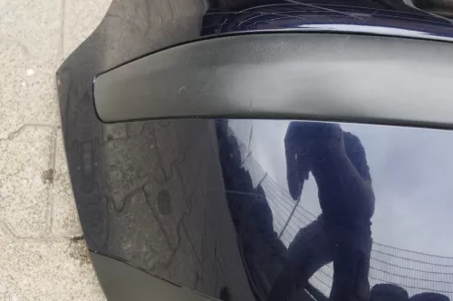 VW Golf 4 Limousine Stoßstange hinten Heckstoßstange Stoßfänger blau LC5H (116467)