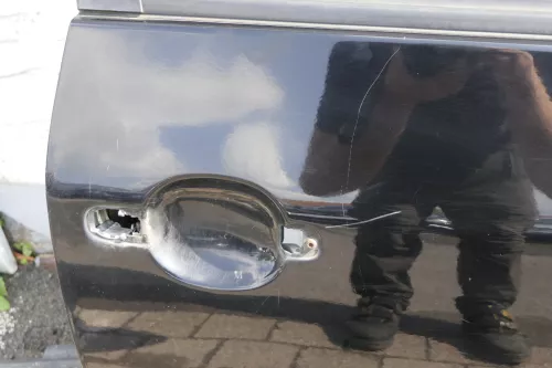 VW Lupo Seat Arosa Tür vorne rechts Beifahrertür schwarz L041 (mech. Fensterherh (116534)