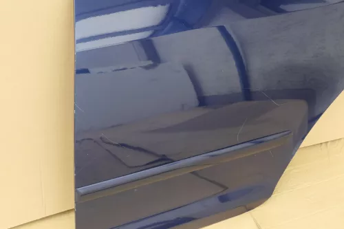 VW Golf Plus 5M Türblatt Tür Blech hinten links blau LD5Q (116590)