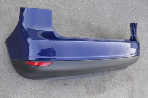 VW Golf 5 Plus 5M Stoßstange hinten Heckstoßstange blau LD5Q - PDC (116601)