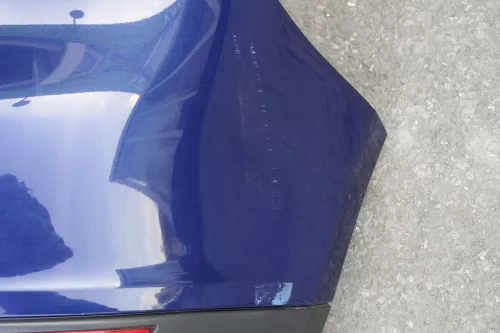 VW Golf 5 Plus 5M Stoßstange hinten Heckstoßstange blau LD5Q - PDC (116601)