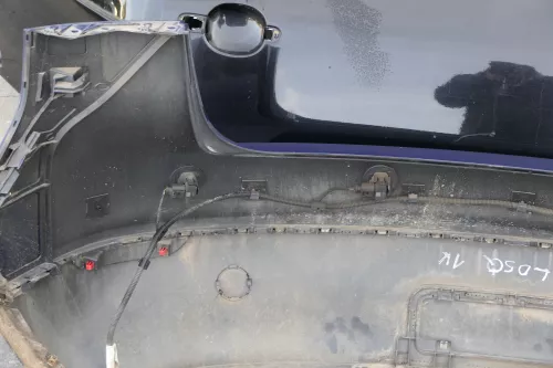 VW Golf 5 Plus 5M Stoßstange hinten Heckstoßstange blau LD5Q - PDC (116601)