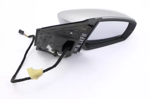 VW Polo 6R elektrischer Spiegel Außenspiegel rechts außen silber LA7W