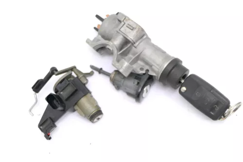 VW Polo 9N 9N3 Schloßsystem Türschloß + 1x Schlüssel Zündschloß Heckschloß hinte