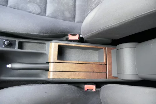 Audi A6 4B C5 Verkleidung Klappe Abdeckung Dekor Holz Optik Nußbaumwurzelholz (117239)