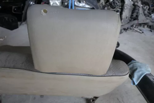 VW T4 Sitz hinten links 2er Doppel 1. Reihe Lehne klappbar (Multivan Caravelle) (117412)