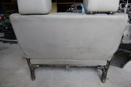 VW T4 Sitz hinten links 2er Doppel 1. Reihe Lehne klappbar (Multivan Caravelle) (117412)