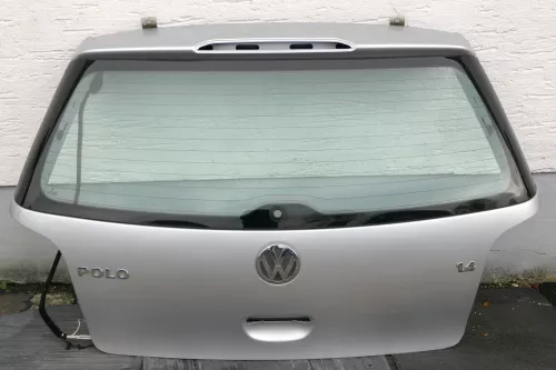 VW Polo 9N Heckklappe Kofferraumklappe Klappe hinten silber LA7W