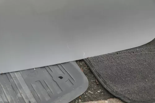 VW Polo 9N Heckklappe Kofferraumklappe Klappe hinten silber LA7W (118108)