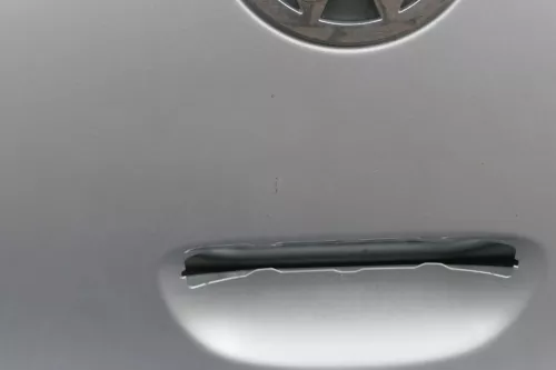 VW Polo 9N Heckklappe Kofferraumklappe Klappe hinten silber LA7W (118108)