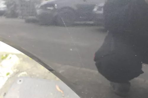 Audi A2 8Z Tür hinten rechts schwarz LZ9W -mit Rahmen + Scheibe (118117)