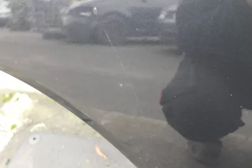 Audi A2 8Z Tür hinten rechts schwarz LZ9W -mit Rahmen + Scheibe (118117)