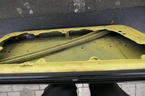 VW Polo 9N 9N3 Tür vorne links Fahrertür gelb LD1B 2/3-Türer (118124)