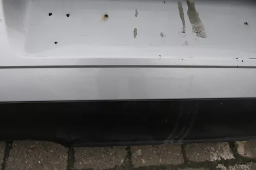 VW Polo 9N 9N3 Stoßstange Heckstoßstange hinten silber LA7W - 99,99 (118138)