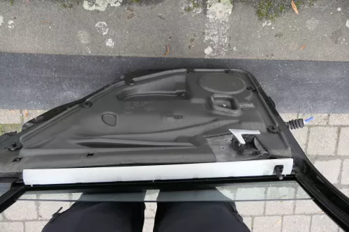 VW Polo 6N 6N2 Tür hinten rechts schwarz LC9Z 4-Türer lackierte Leiste (118224)