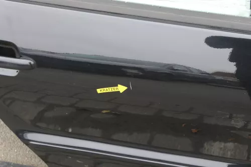 VW Polo 6N 6N2 Tür hinten rechts schwarz LC9Z 4-Türer lackierte Leiste (118224)