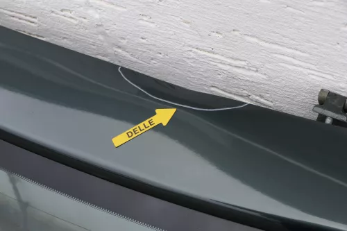 Skoda Fabia 6Y6 Schrägheck Heckklappe Kofferraumklappe Klappe hinten grün 9572 (118266)