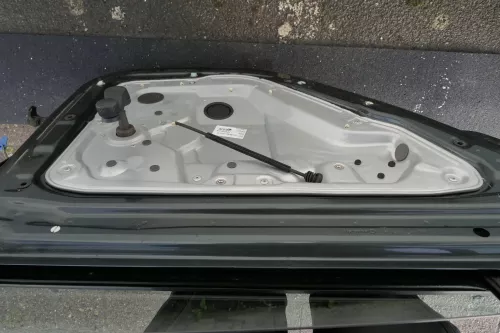 Skoda Fabia 6Y Limousine Stufenheck Tür hinten links grün 9572 (118270)
