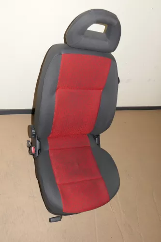 Seat Arosa VW Lupo Sitz vorne links Fahrersitz Höhenverstellung rot schwarz ---- (118459)