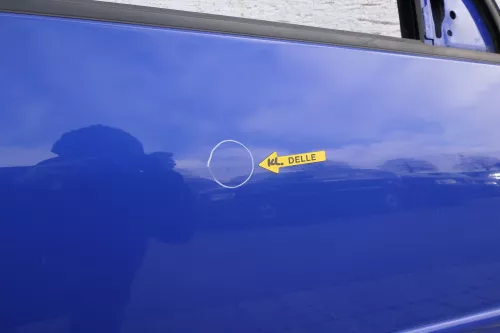 VW Lupo Seat Arosa Tür vorne rechts Beifahrertür blau LW5Z (für elektr.Fenster (118741)