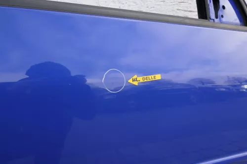 VW Lupo Seat Arosa Tür vorne rechts Beifahrertür blau LW5Z (für elektr.Fenster (118741)